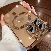Desert Gold Clear Magnetic Case for iPhone